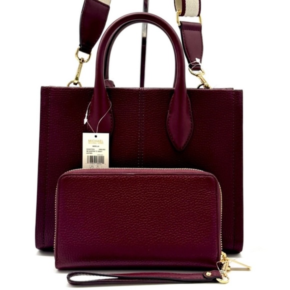 Michael Kors Mirella Small Logo Crossbody Bag & Matching...